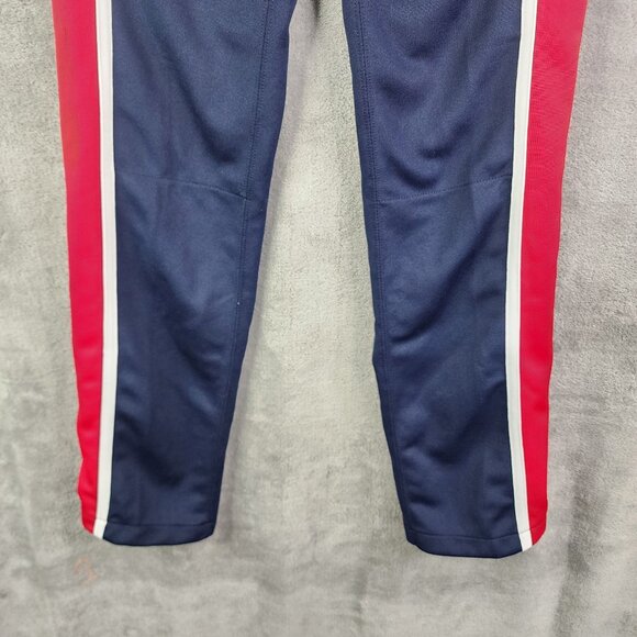Mens Red White & Navy Blue Boombah Baseball Pants Size 30X35 - Picture 3 of 11
